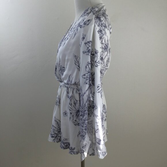 Dress Forum Floral Ruffle Tie-Up Romper s - Picture 6 of 14